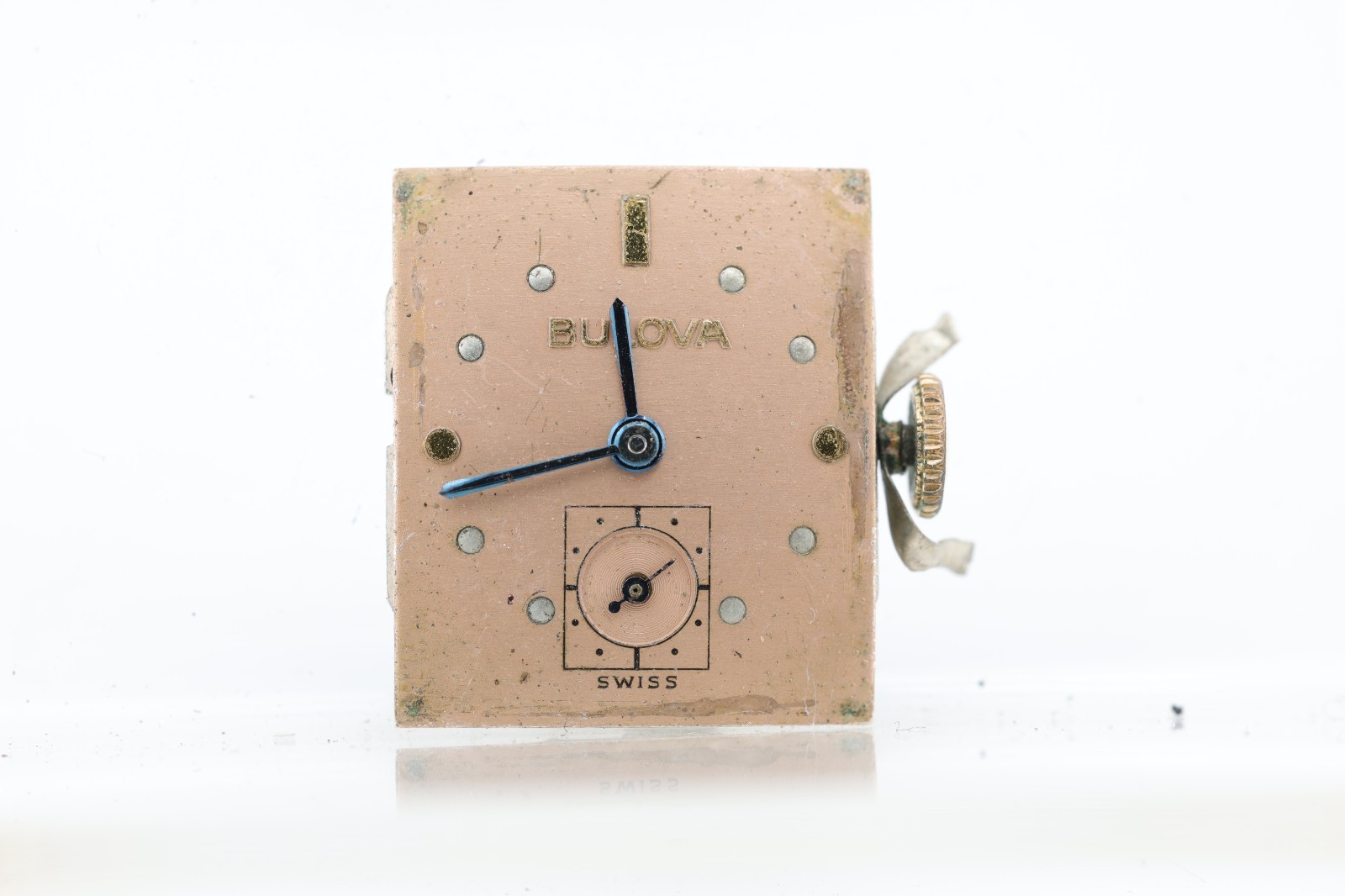 BULOVA cal. 8AH, 17j WRIST WATCH MOVEMENT, FOR REPAIR (FF)