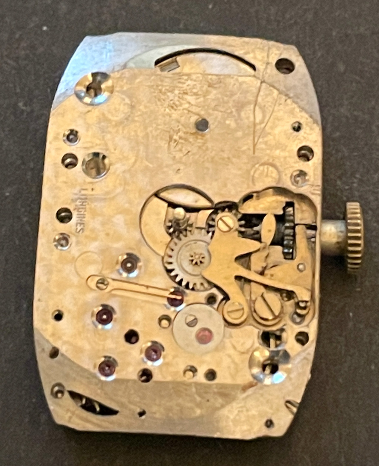 Antique Longines Cal 9L Men’s Watch Movement Parts Good Balance 9 L 17j Swiss