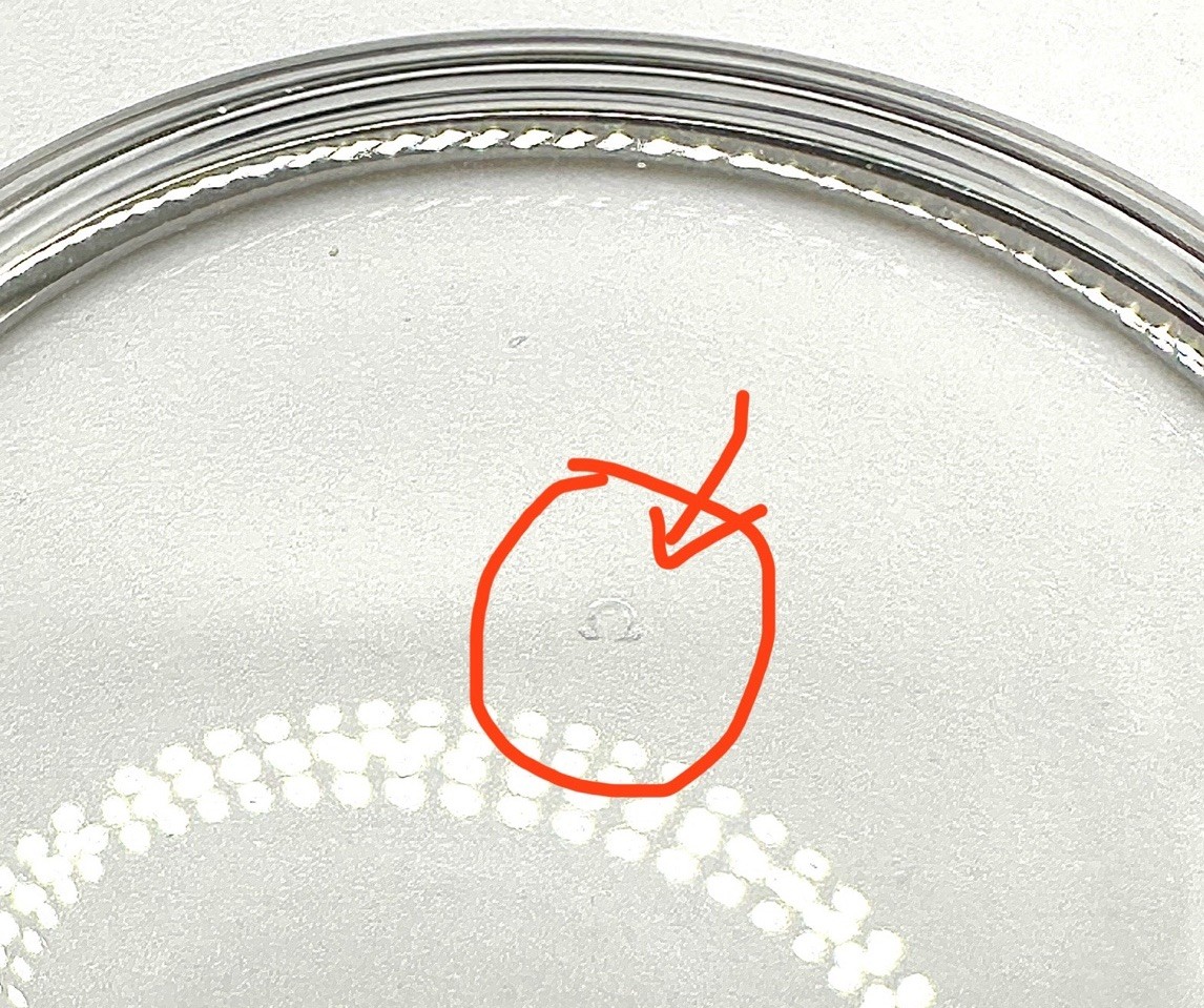 New Open Package Omega 31.6mm Acrylic Plastic Crystal Part 063PZ5157