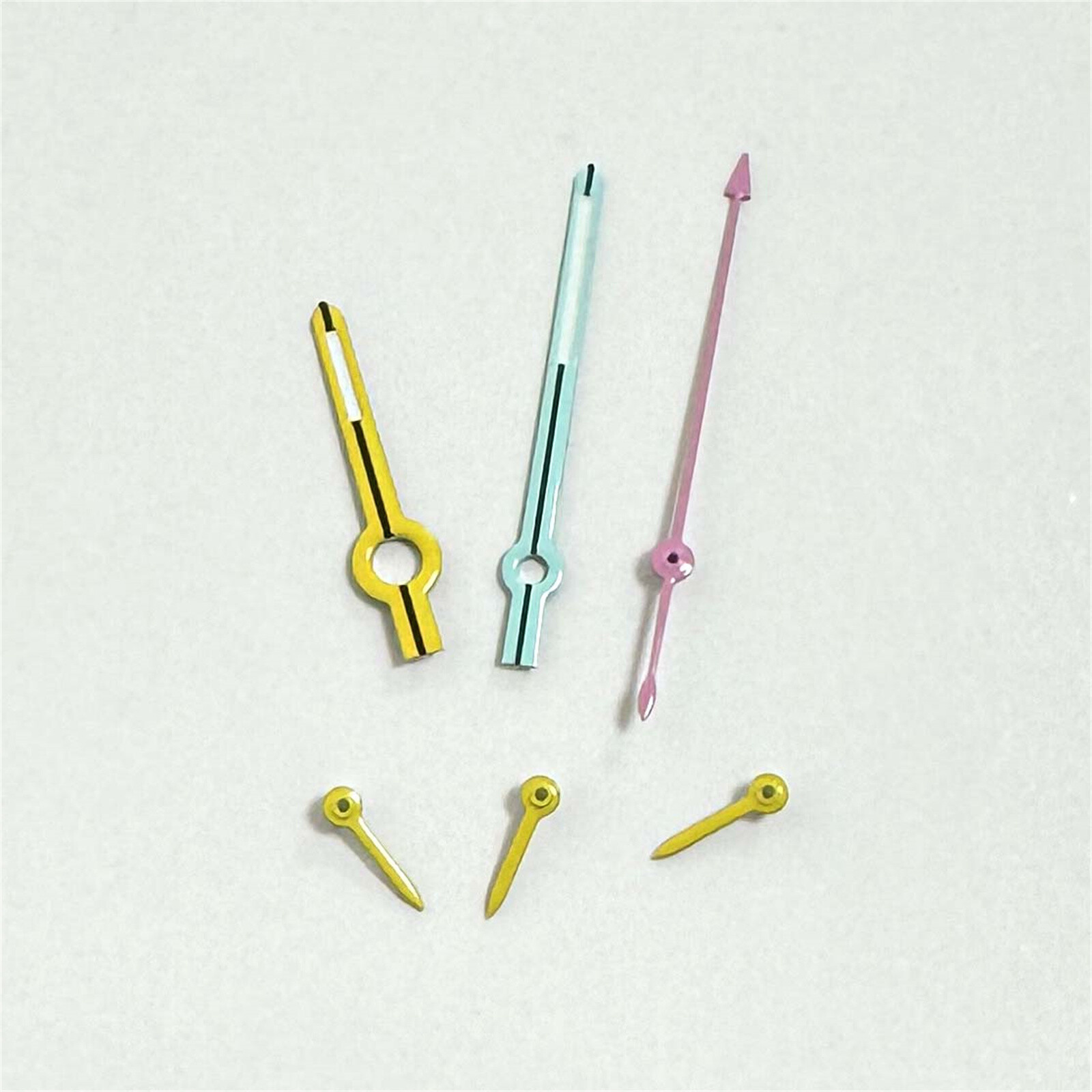 Watch Hands Green Luminous For VK63 Quartz Movement 6-Hand Pointer Accessories