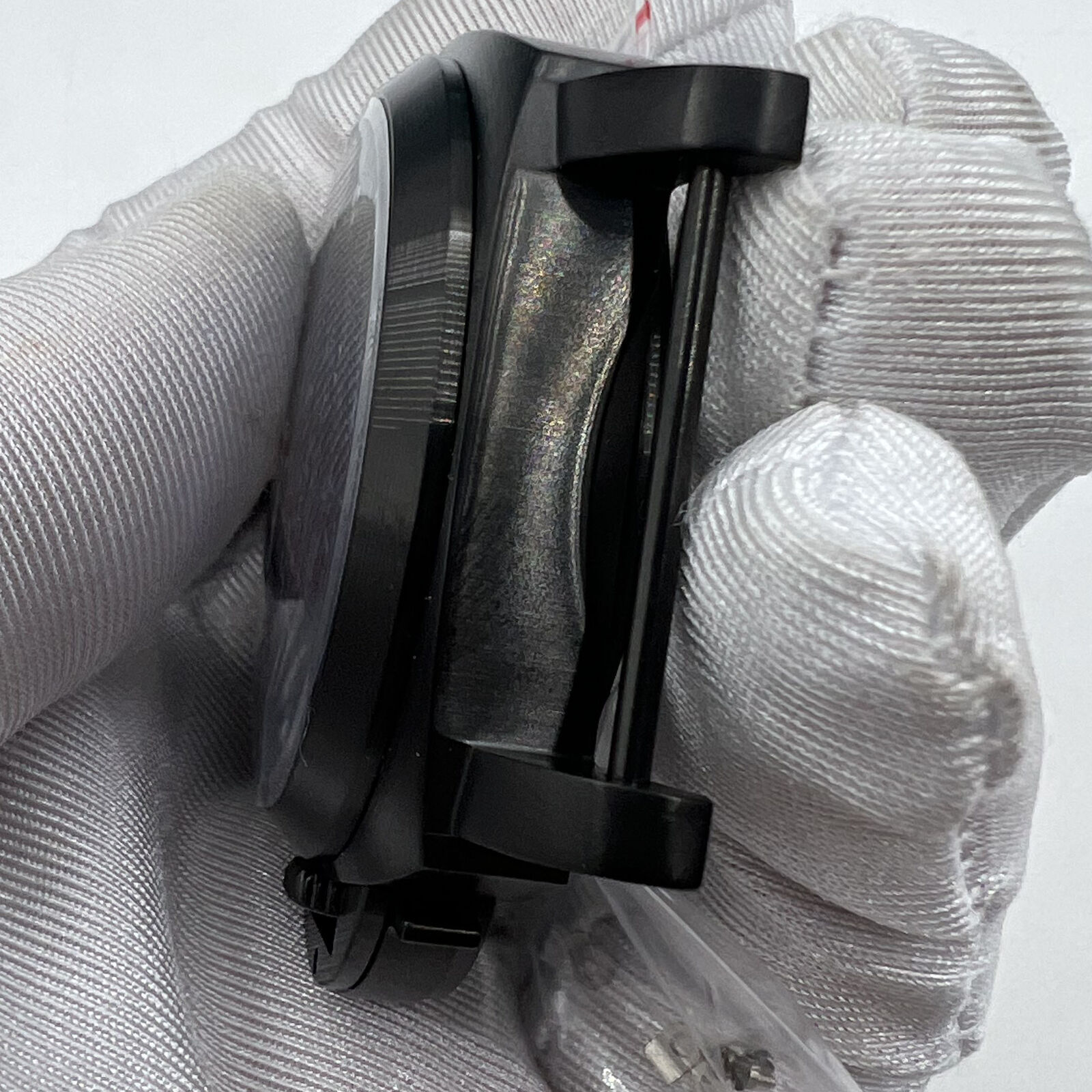 44mm 316L Black Sapphire Glass Watch Case for Seagull ST3600/ST3621/ETA6497/6498