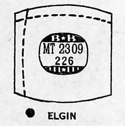 ELGIN : 4807 & 4808 AND GRUEN – Tonneau 23.0mm x 22.6mm