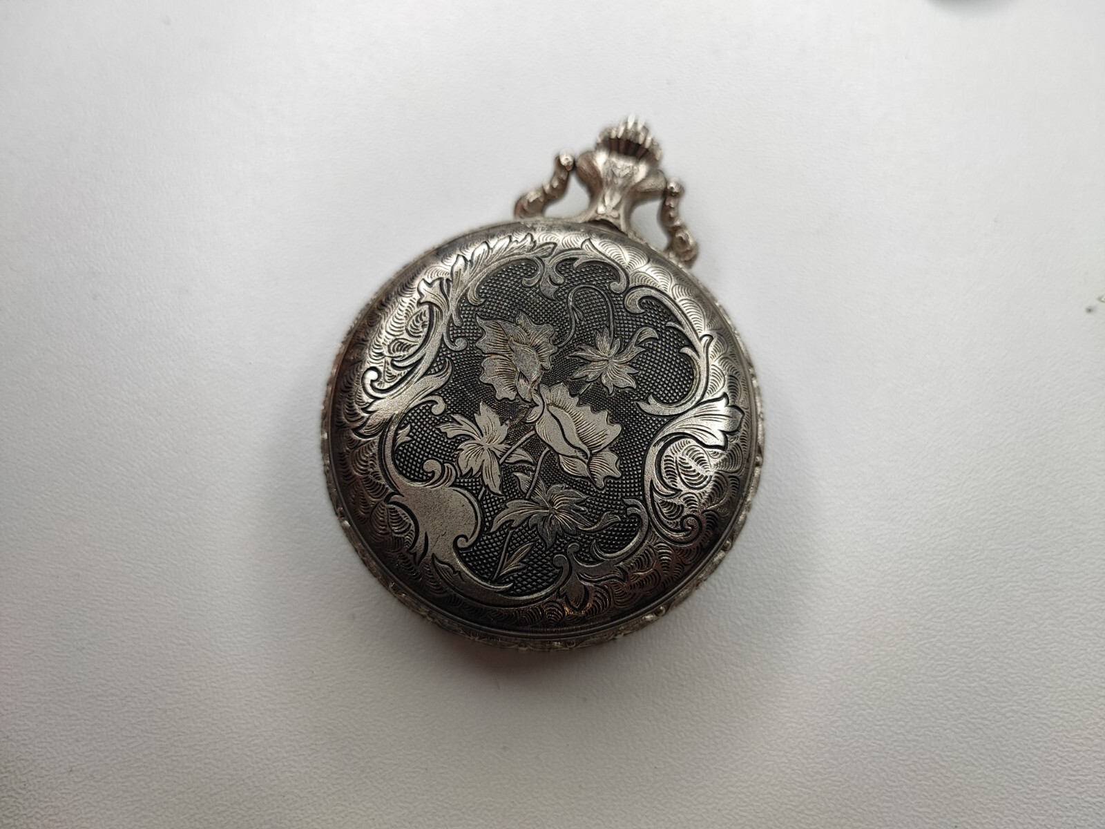 plowing horses working in the field pocket Watch 420 movement 48.7 mm for parts