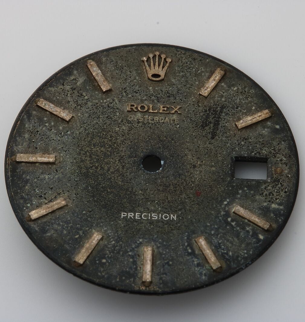 VINTAGE Rolex Oysterdate Precision Tropical Dial GENUINE Watch Part Swiss