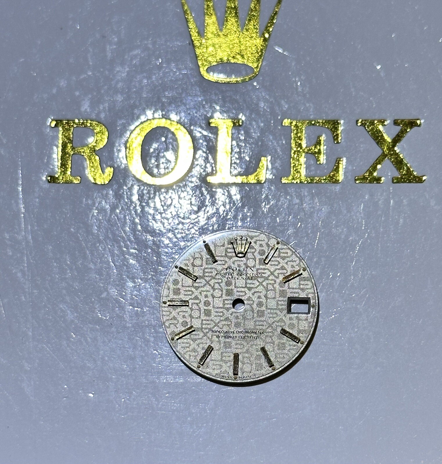 Authentic Rolex Datejust 31mm Gold Jubilee Dial Pie Pan Genuine Mint Condition